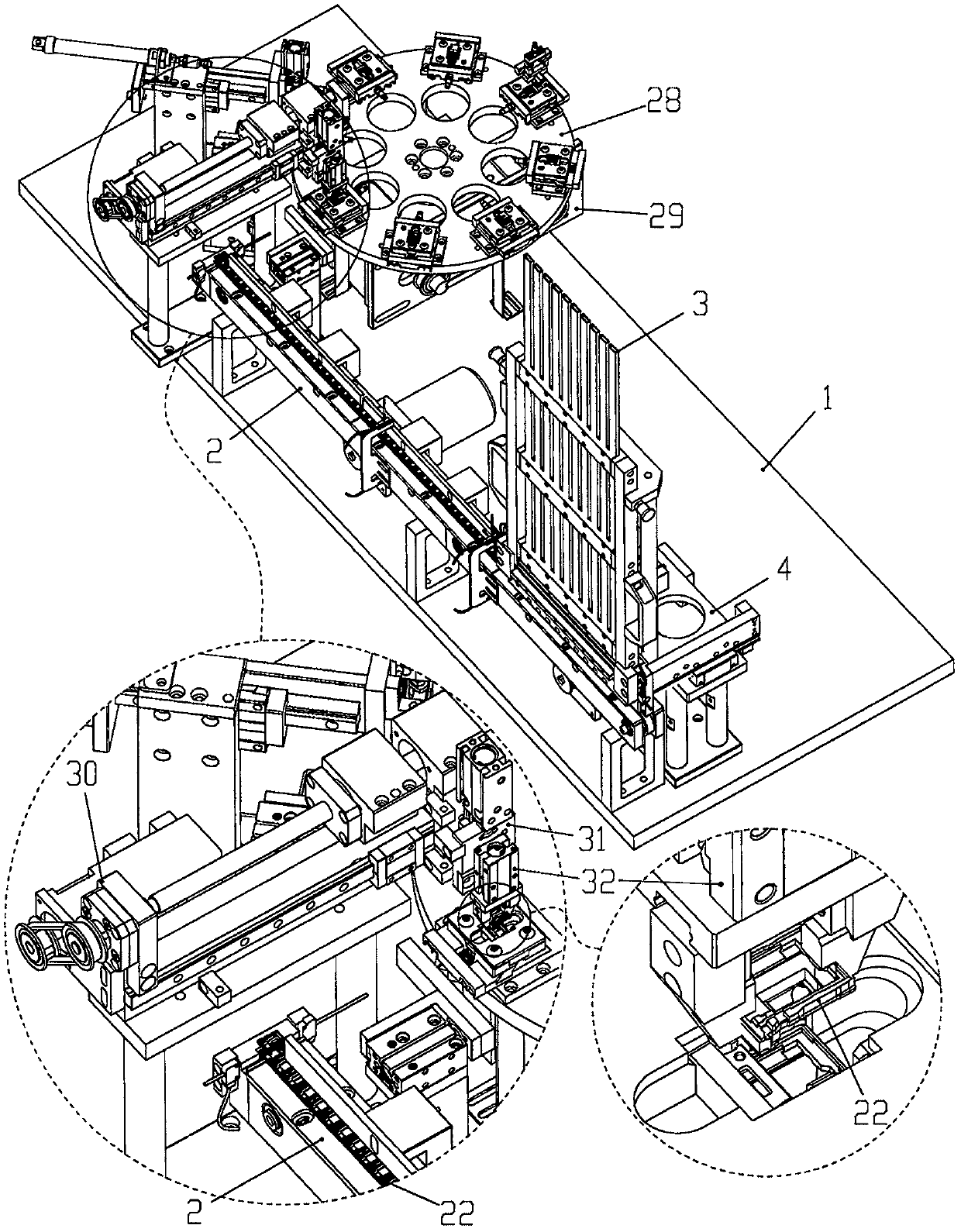 Connector intelligent transportation and assembly equipment