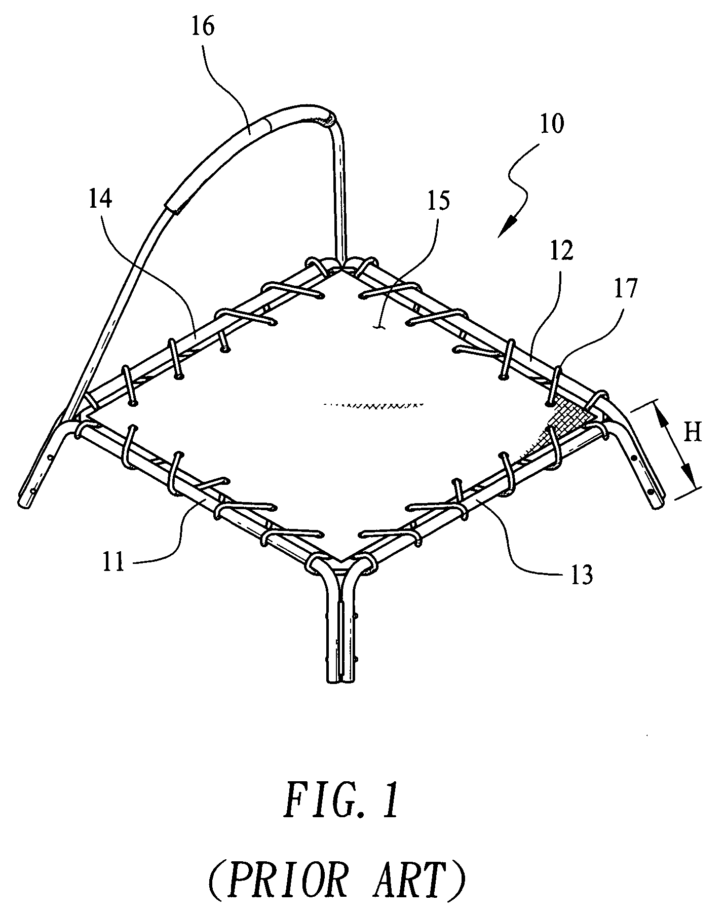 Small-size trampoline