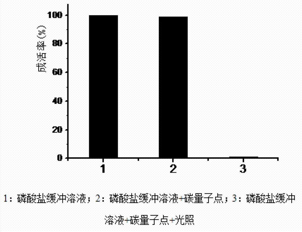 Application of heteroatom doped multifunctional carbon quantum dot serving as photosensitizer in antimicrobial material