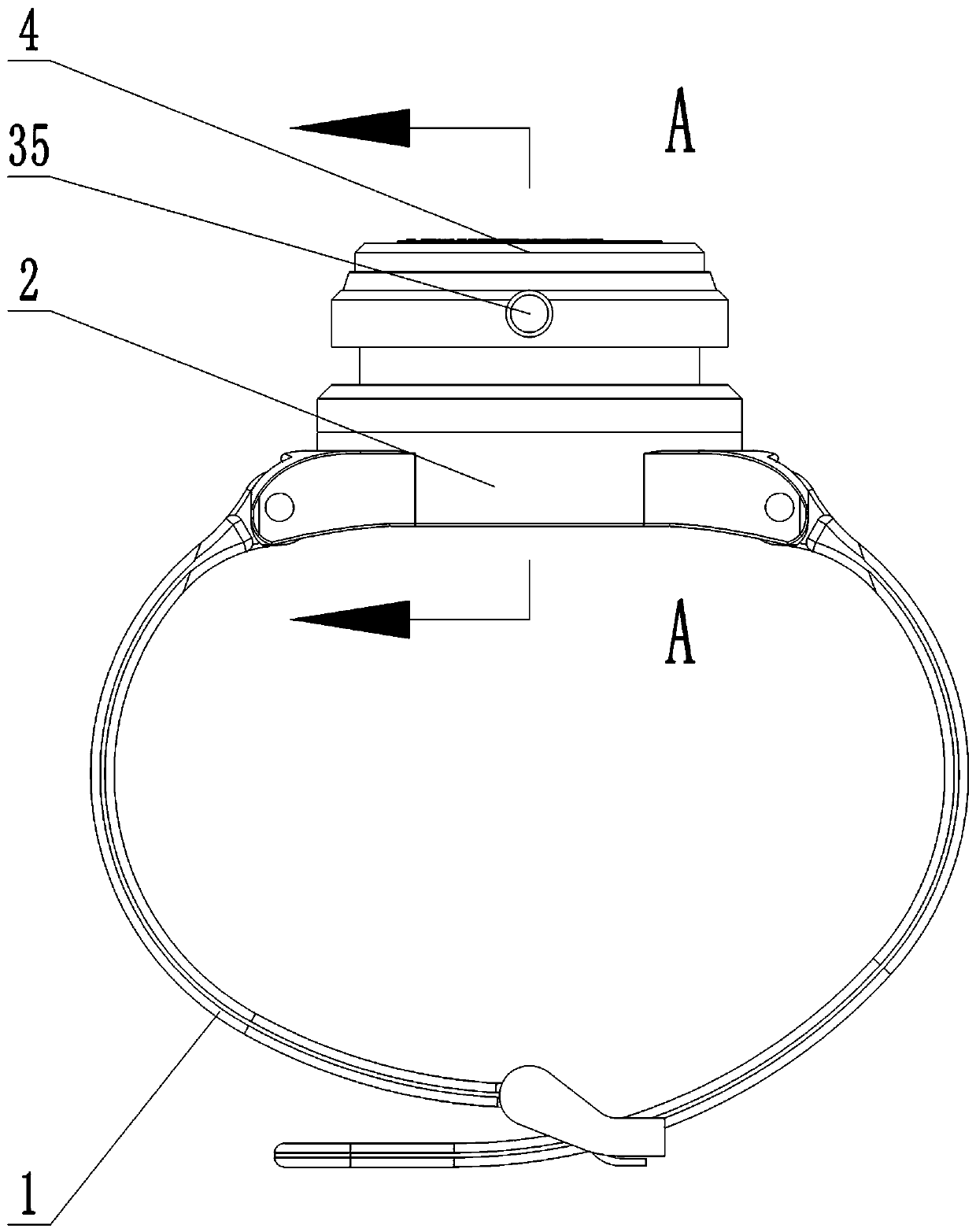 Wearable hand disinfecting device