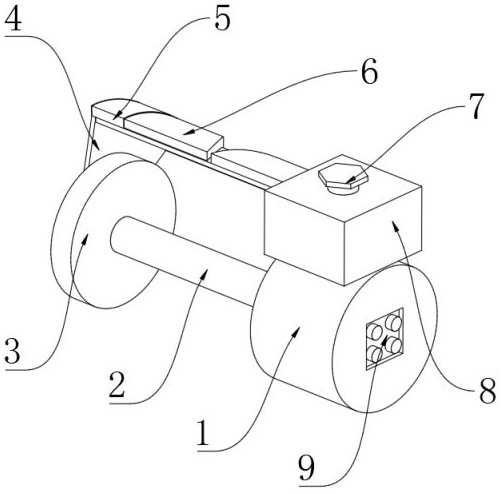 An incoming thread clamping device for a textile machine