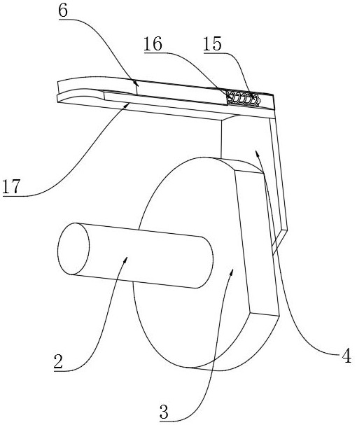 An incoming thread clamping device for a textile machine