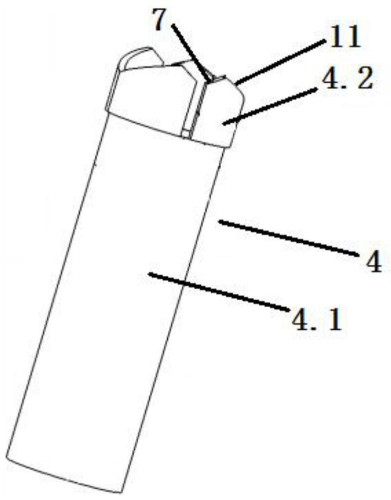 Locking device for battery box and body connection structure of battery box