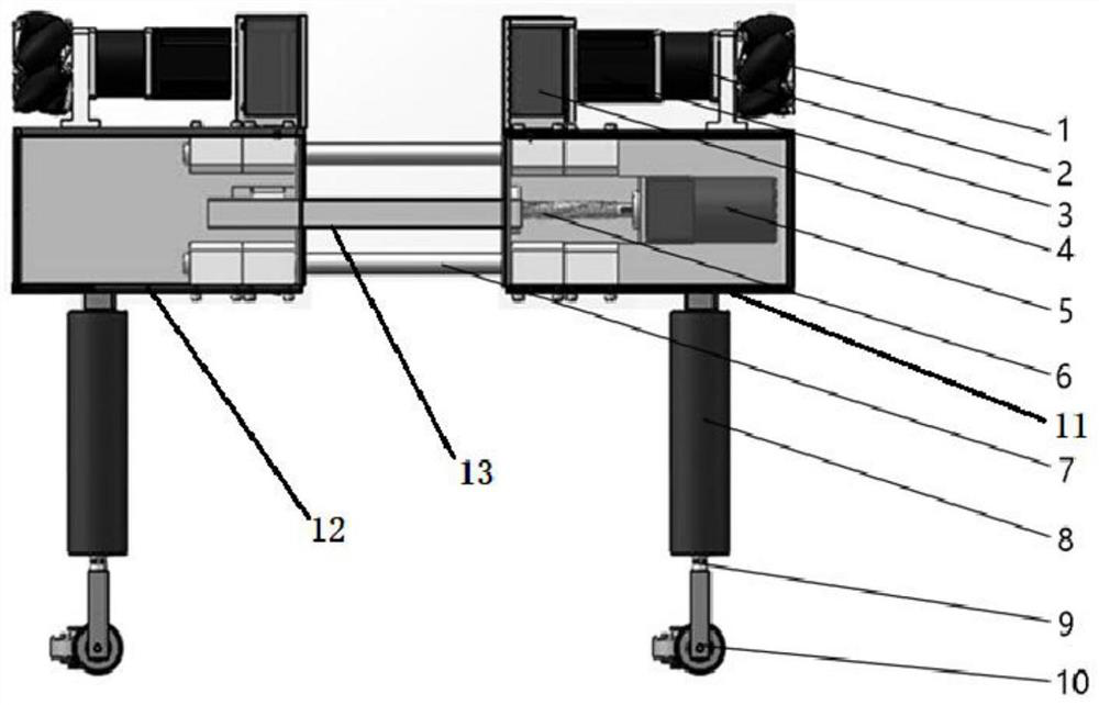 An auxiliary side parking device and a parking method using the device