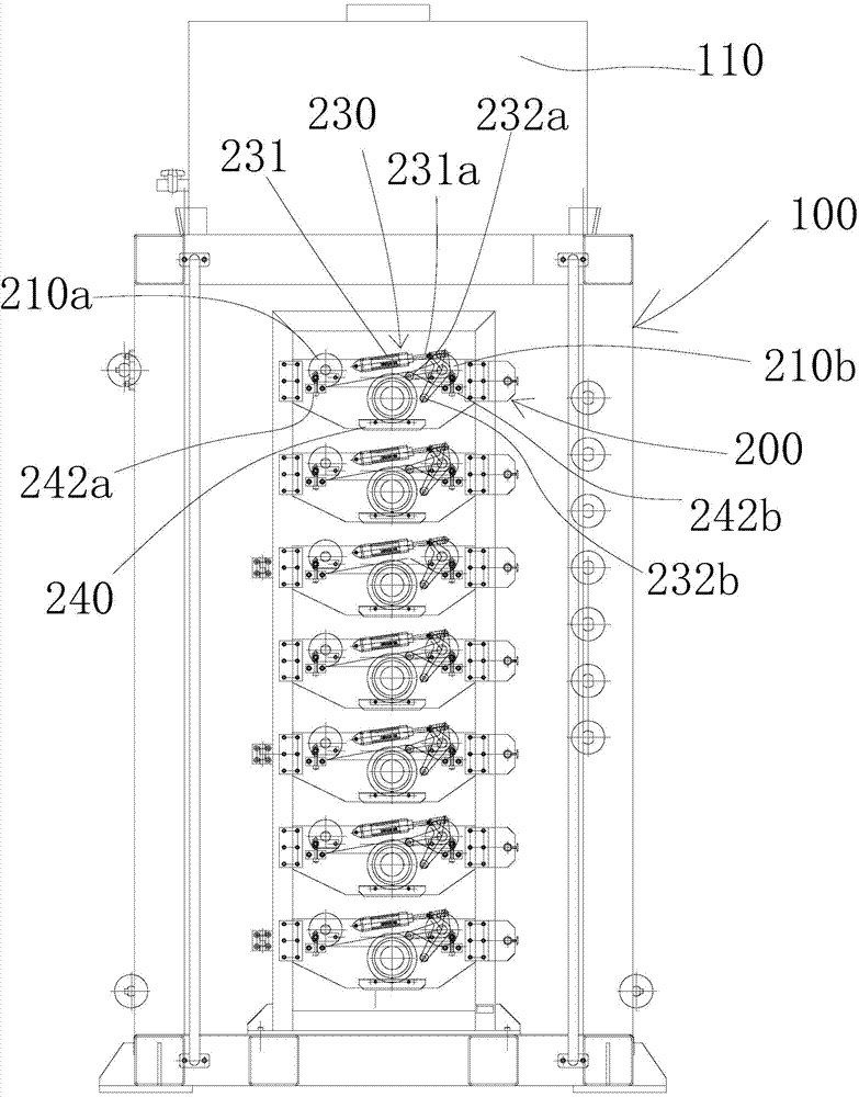 Glue filling machine for high-speed continuous production line of honeycomb paper core