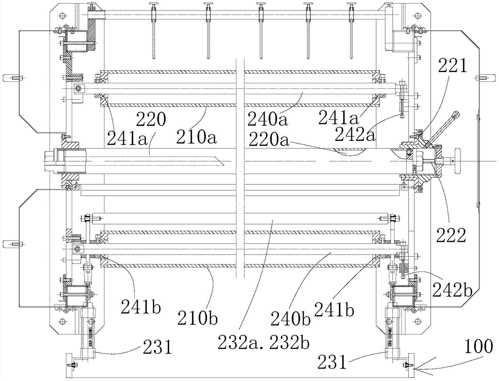 Glue filling machine for high-speed continuous production line of honeycomb paper core