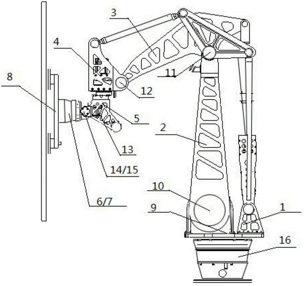 Three-dimensional movement simulation method for high-altitude curtain wall installation robot