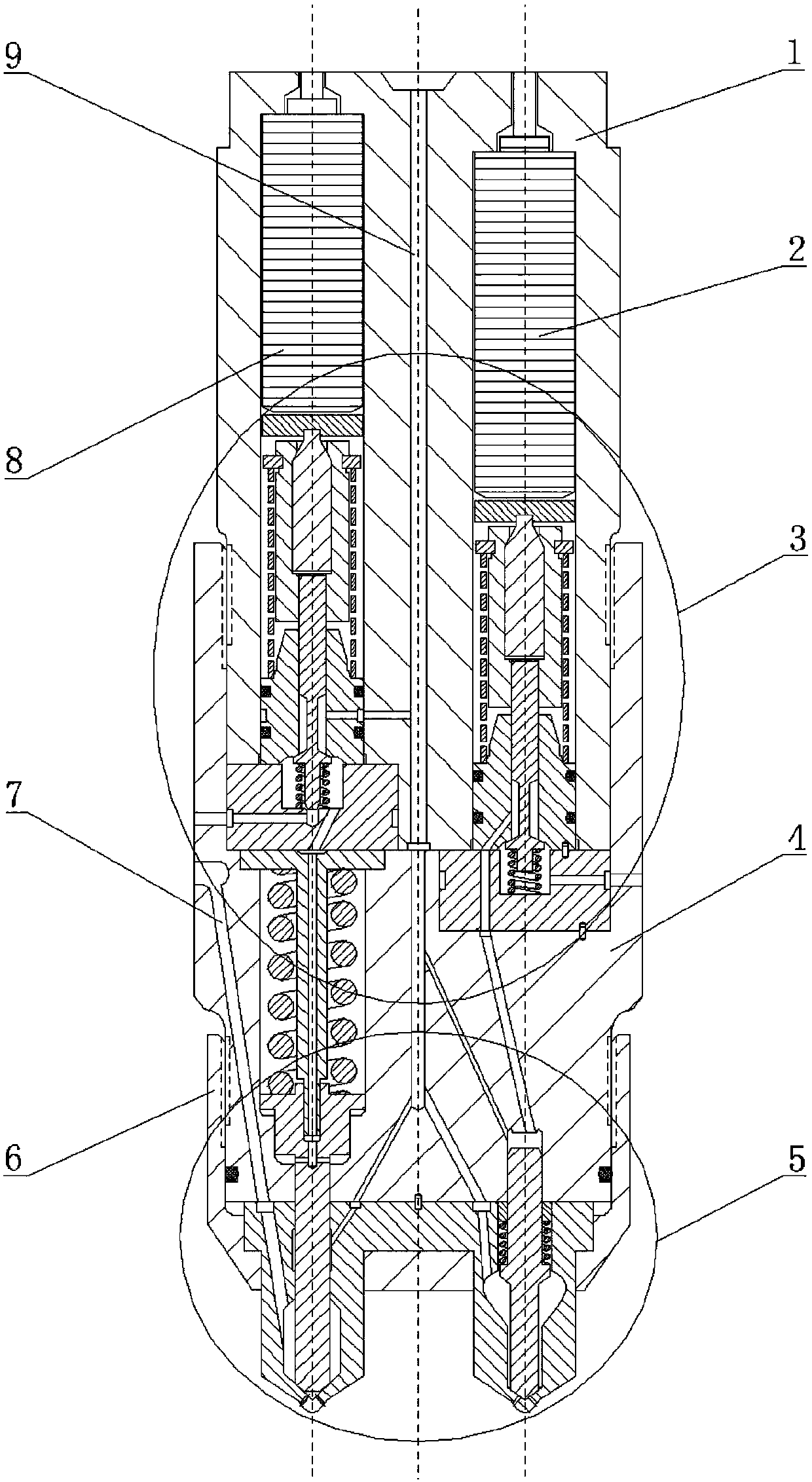 Combined Dual Piezo Hybrid Fuel Injection Device