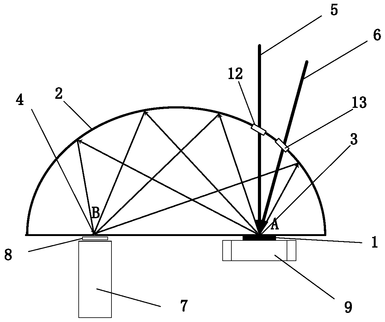 Optical microscopic imaging method and device for online monitoring in high temperature state