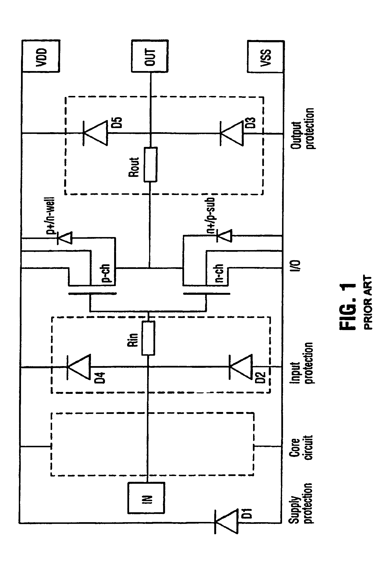 Compact high voltage ESD protection diode