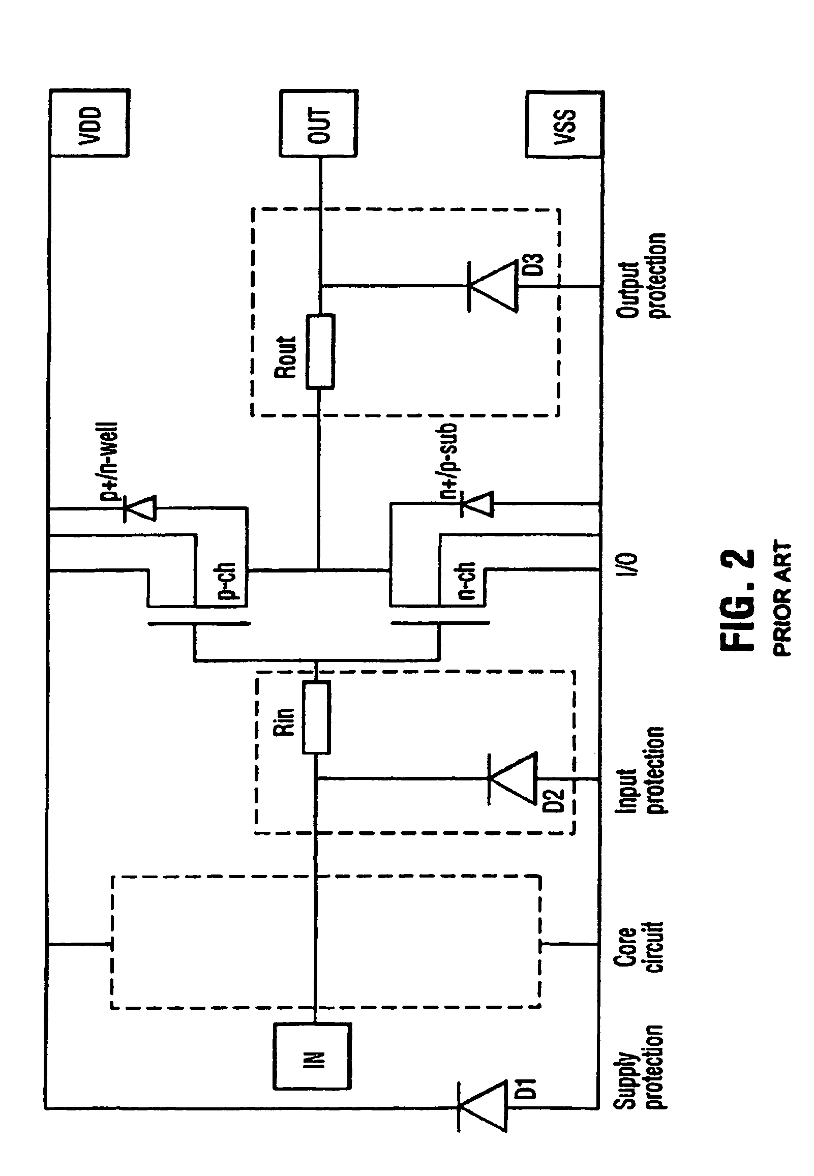 Compact high voltage ESD protection diode