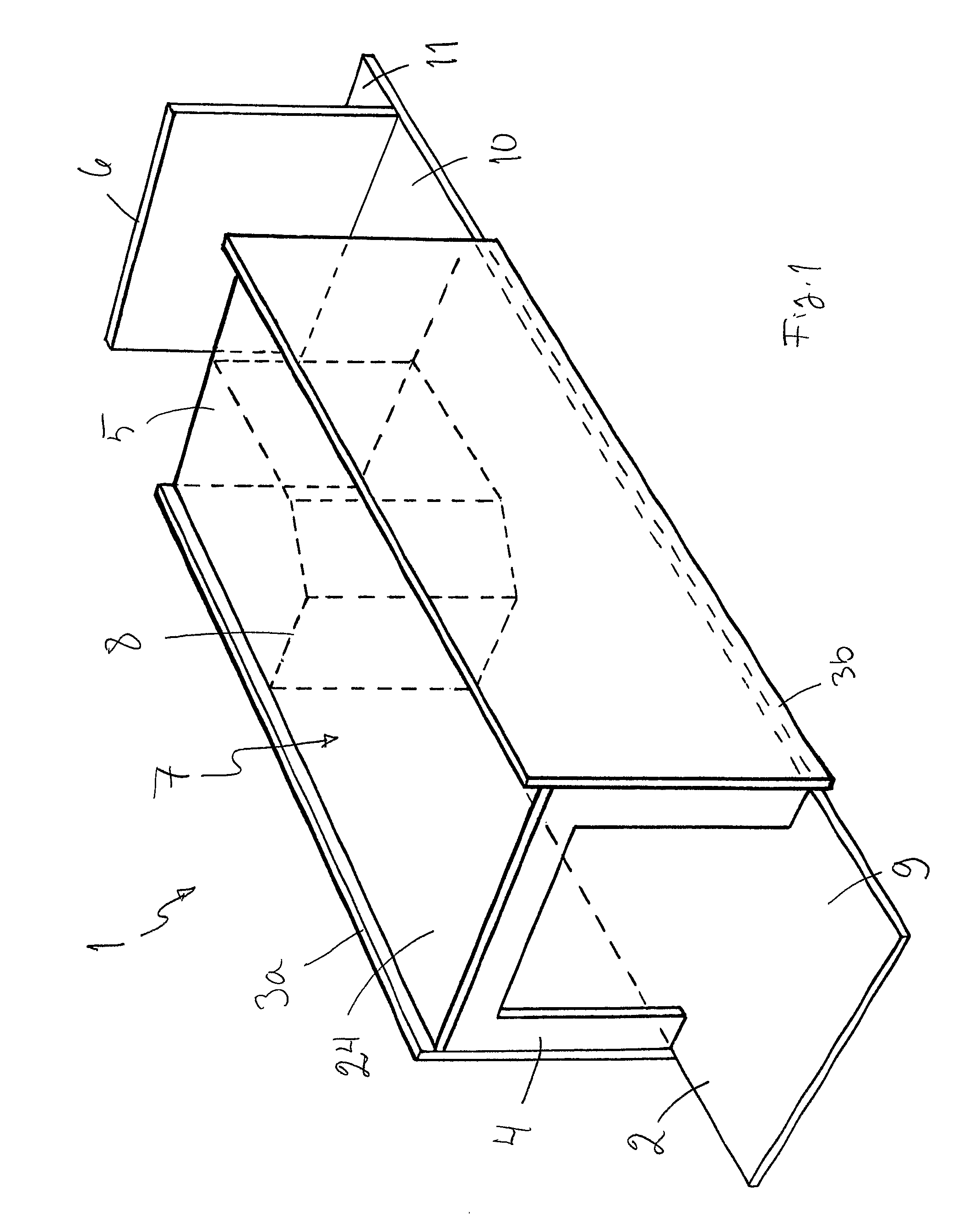 Room arrangement, ship, building and method for constructing a room arrangement