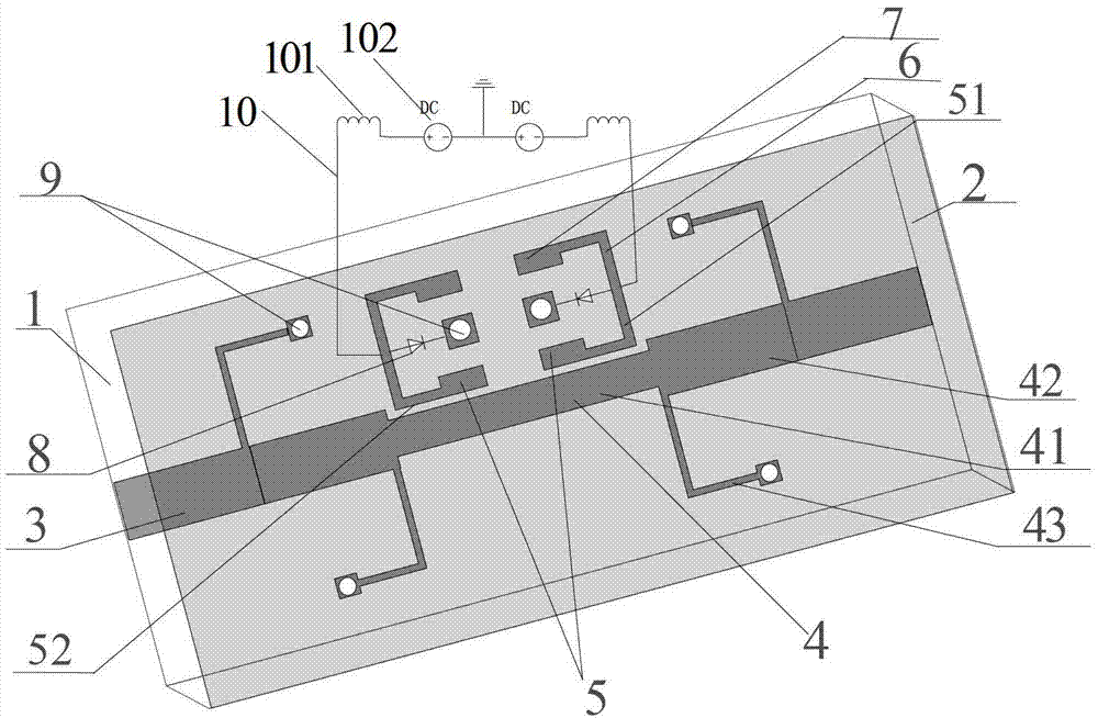 Band gap reconfigurable micro-band ultra wide band filter