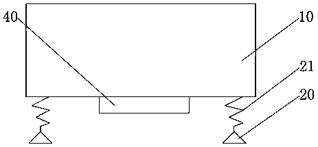 Fixing rack for glass transport