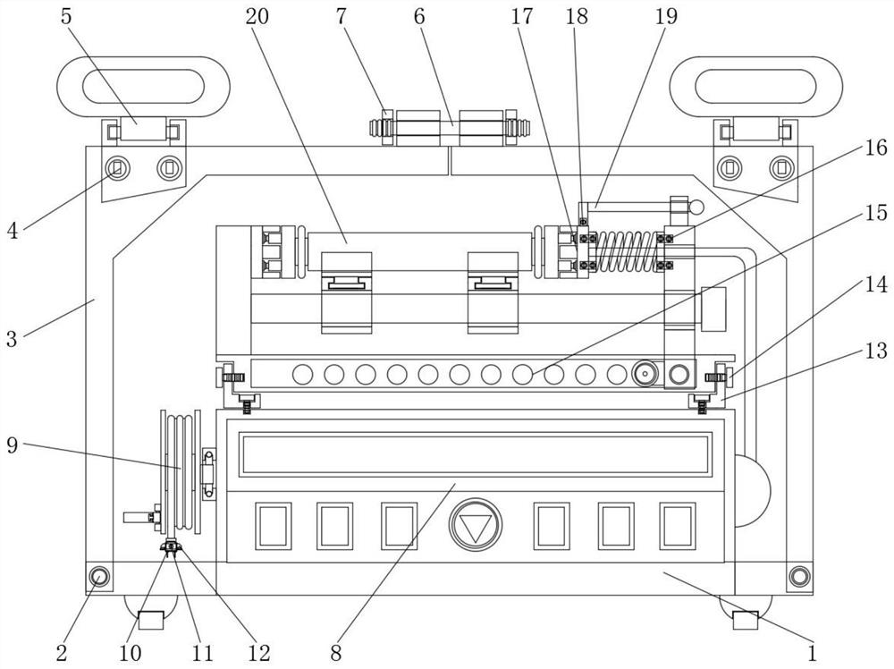 Intelligent testing device and method for novel LED lamp