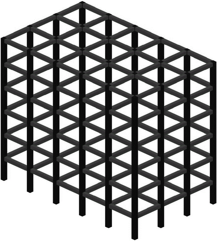 A sub-structure modular prefabricated assembled node-type frame structure assembly method