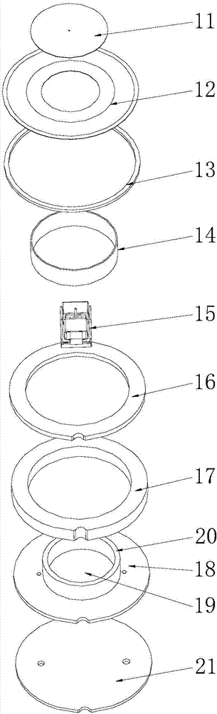 Hybrid loudspeaker monomer and loudspeaker module