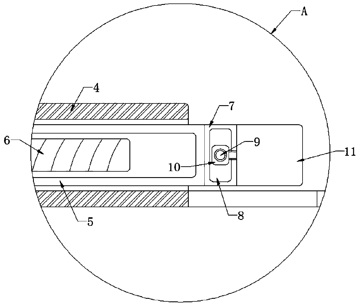 Nut riveting device for machining