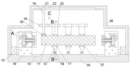 Overall grinding device for cylindrical workpiece