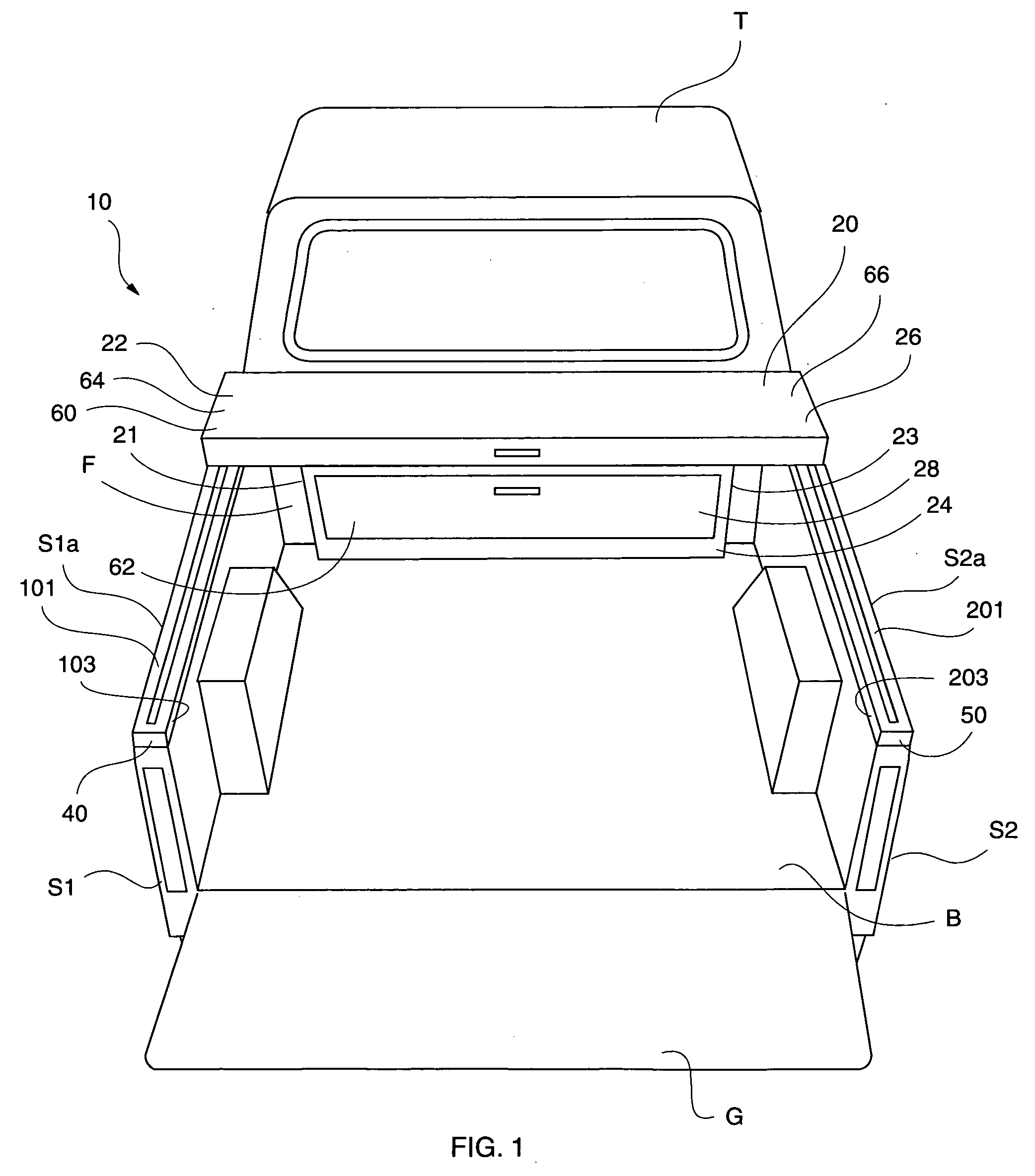 Cargo box assembly and method of use thereof