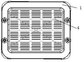 Suspended combined ecological filter bed