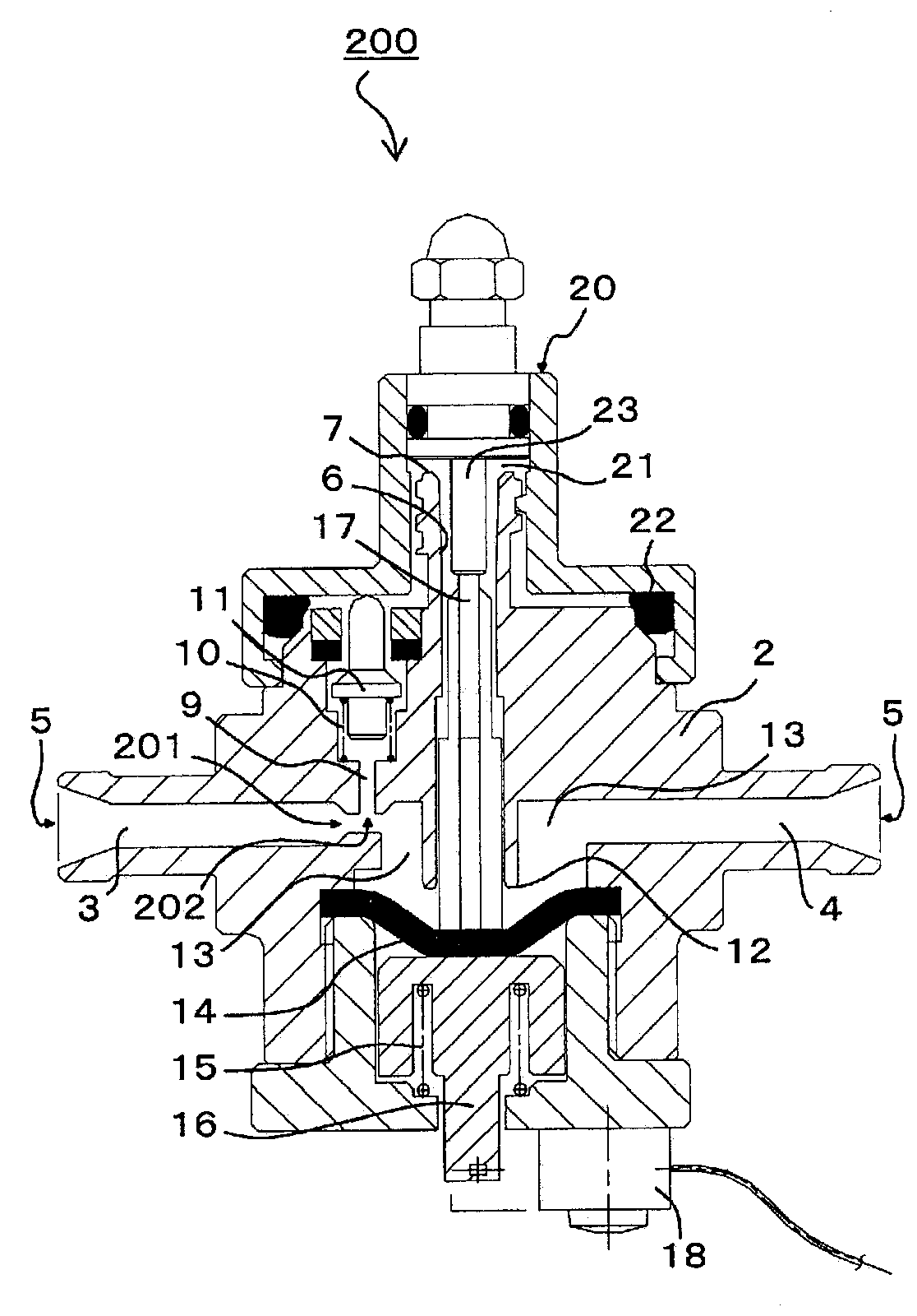 Branching port