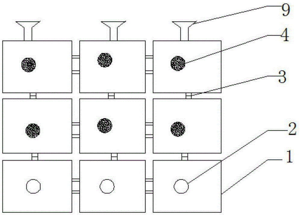 Indoor lifting wall spliced based on 3D module