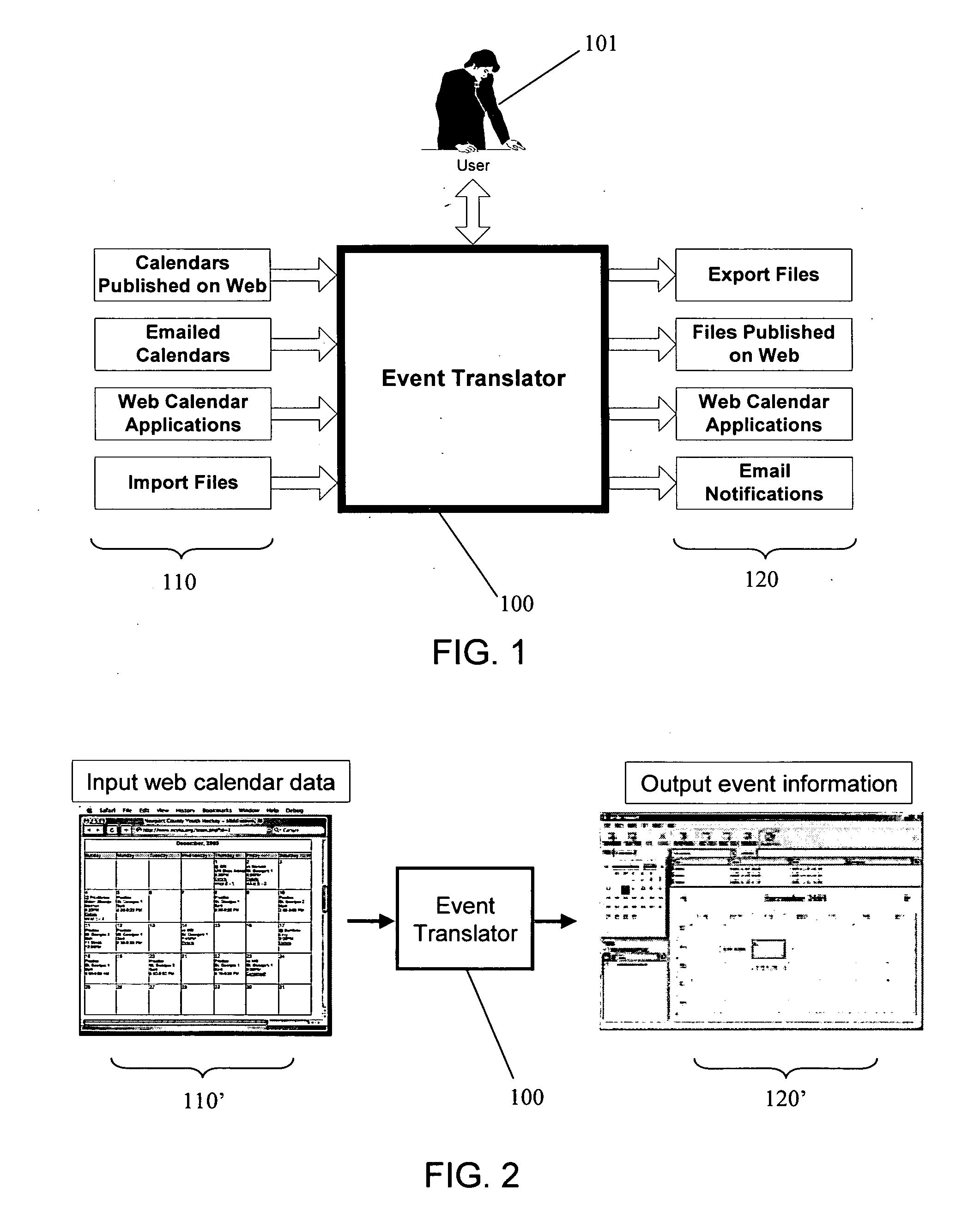 Event data translation system