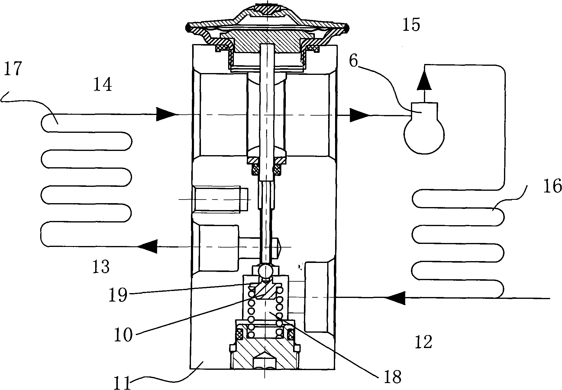 Thermal expansion valve