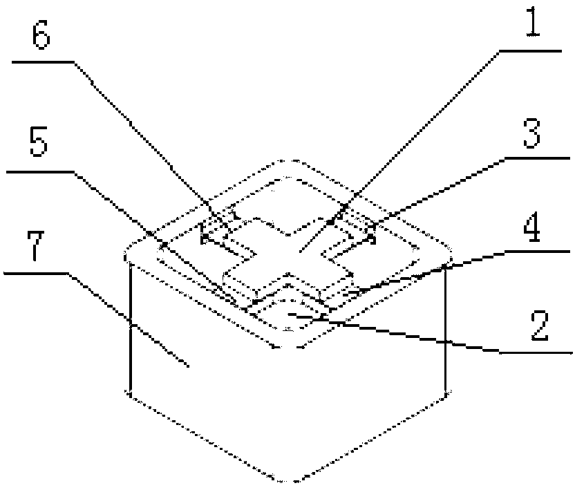 Double-axis flexible binding structure for micro-angle displacement platform