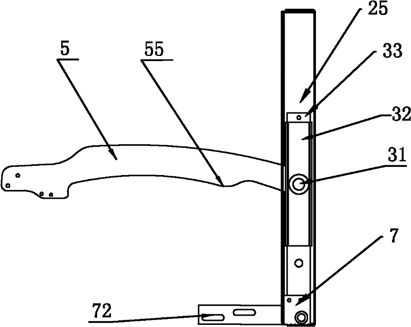 Fire door of microwave baking box