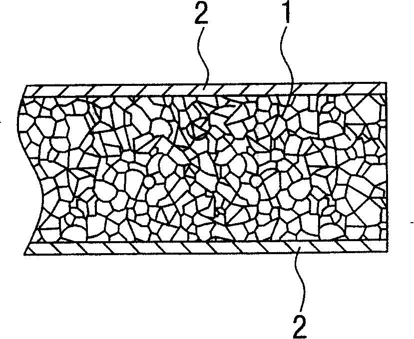 Method for processing foamed aluminum and application