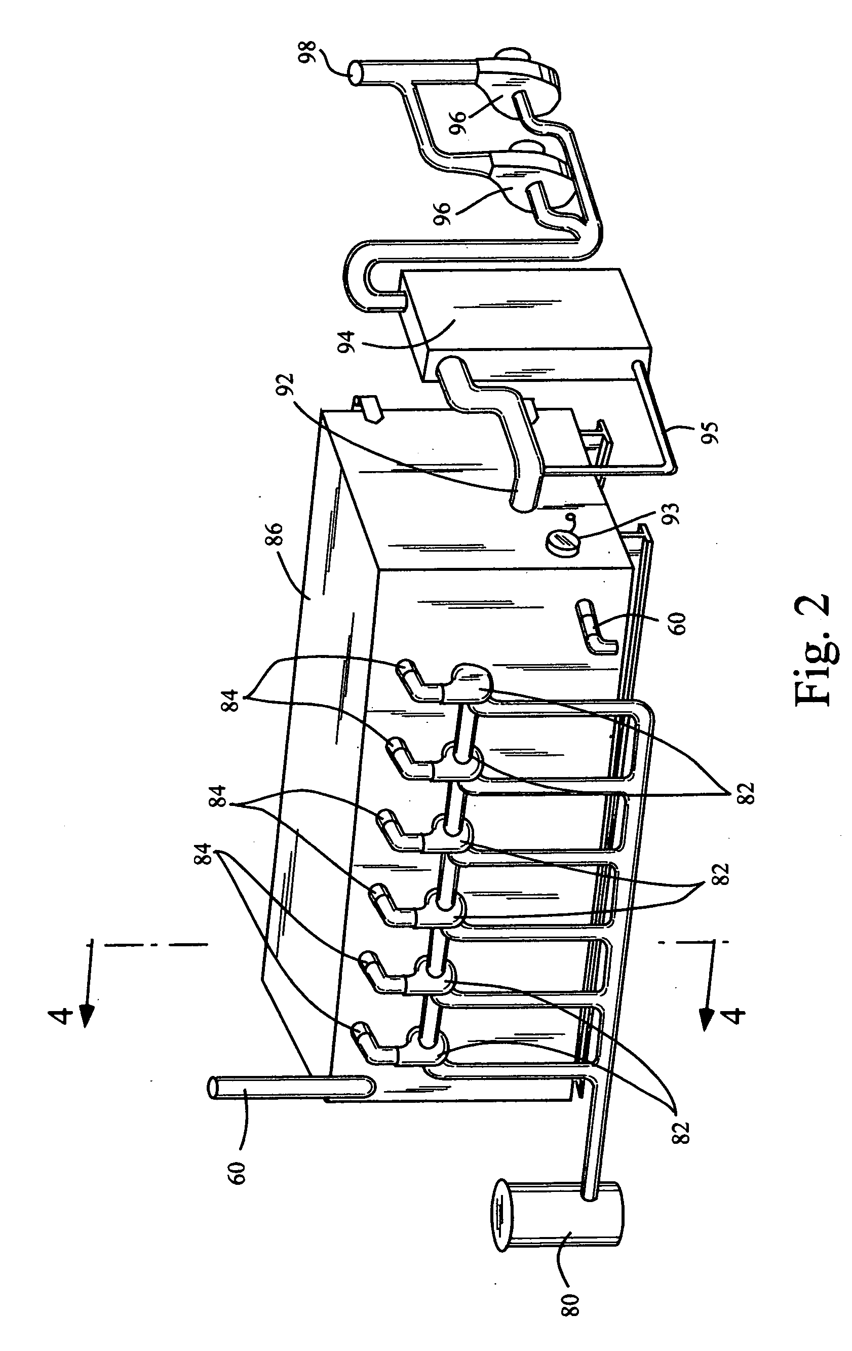 Evaporative desorption soil treatment apparatus and process