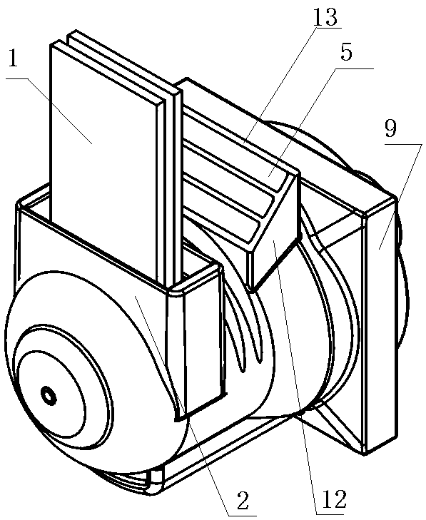 Contact box and switch cabinet using same