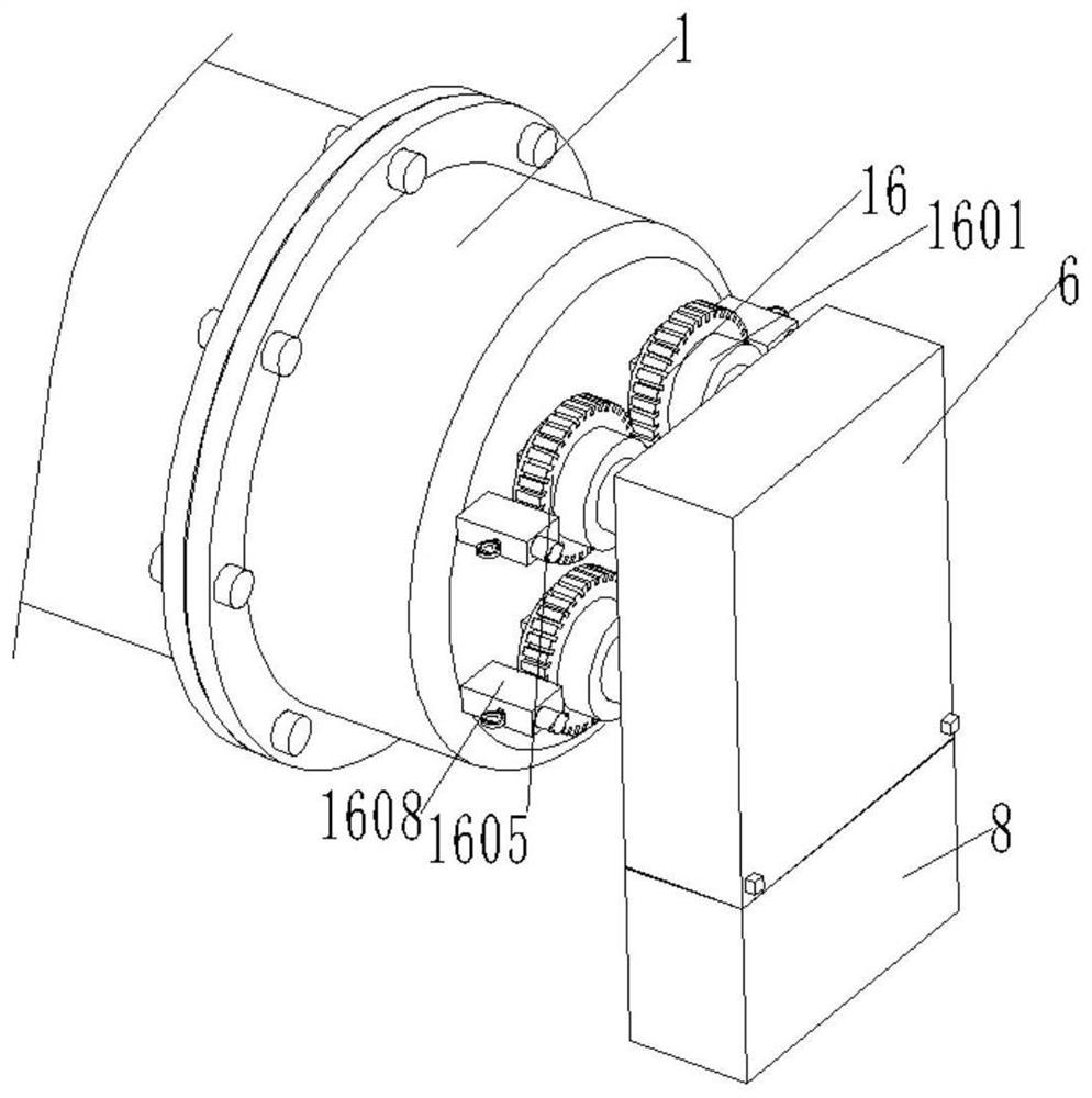 Automatic speed changing device for water pump impeller