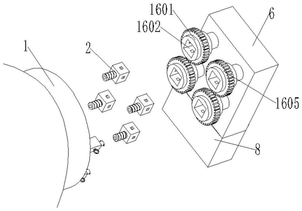 Automatic speed changing device for water pump impeller