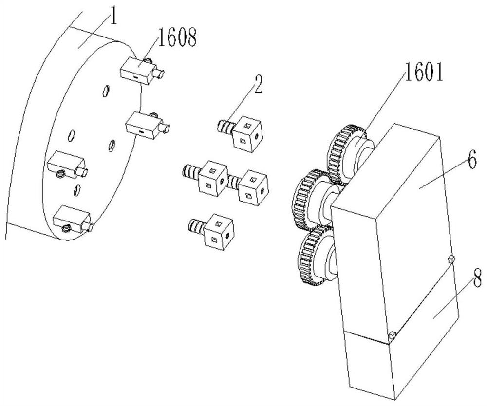 Automatic speed changing device for water pump impeller