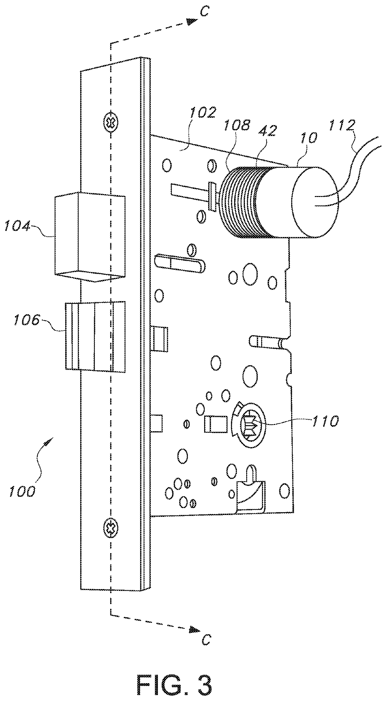 Motorized Cylinder for Door Hardware