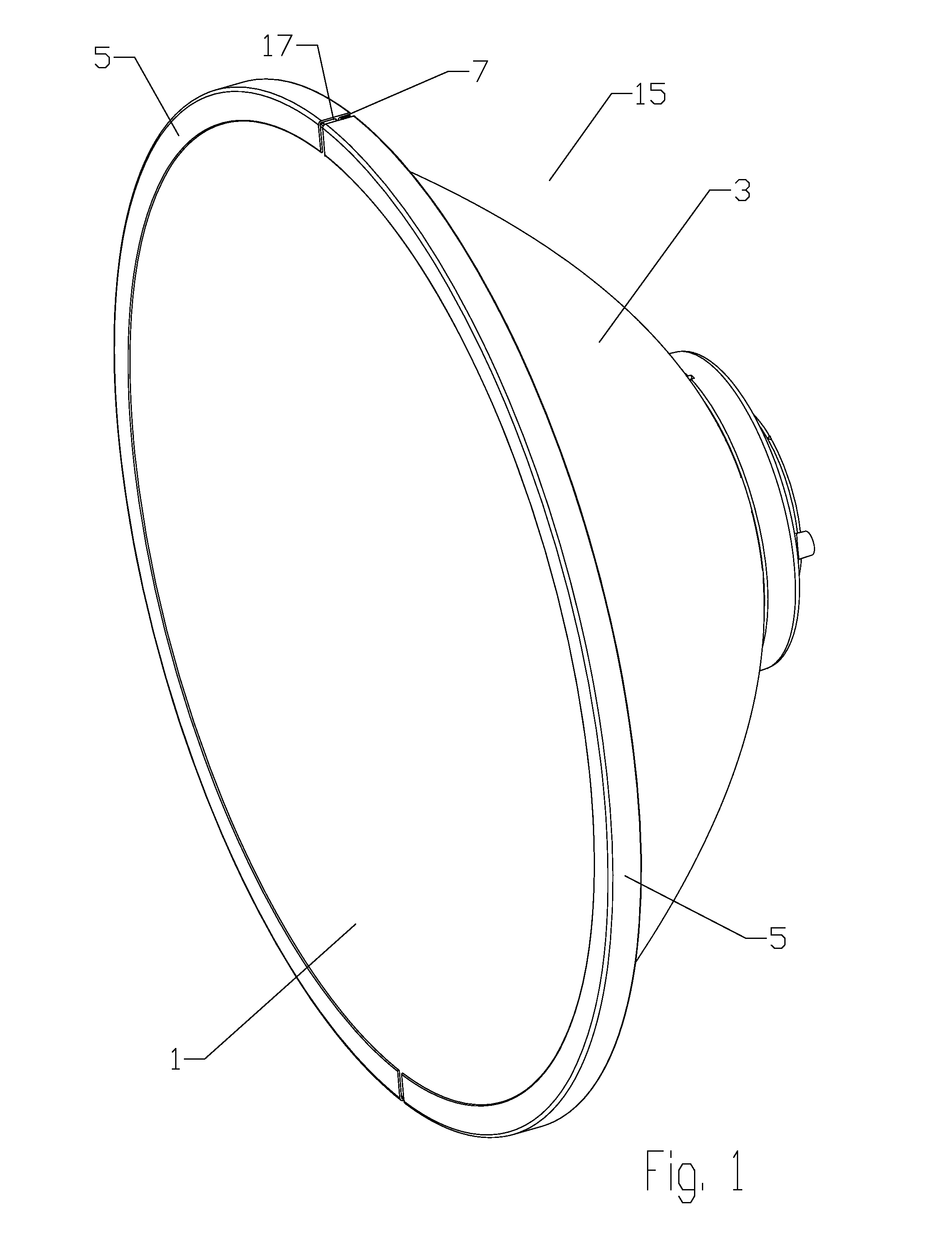 Method and apparatus for radome and reflector dish interconnection