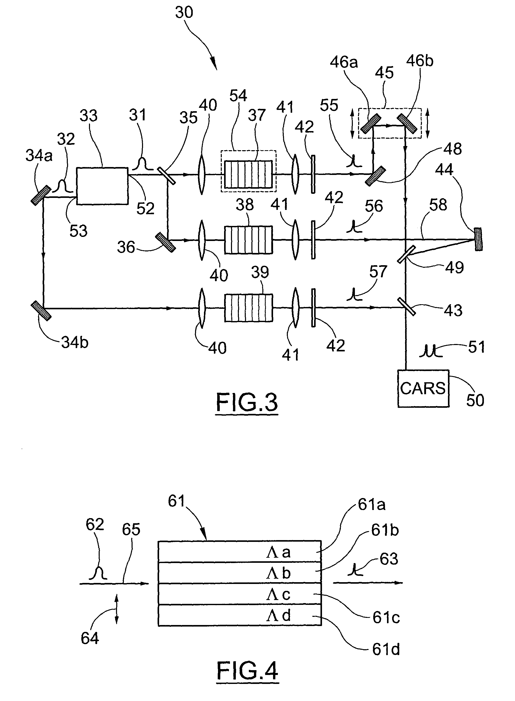 System for generating Raman vibrational analysis signals