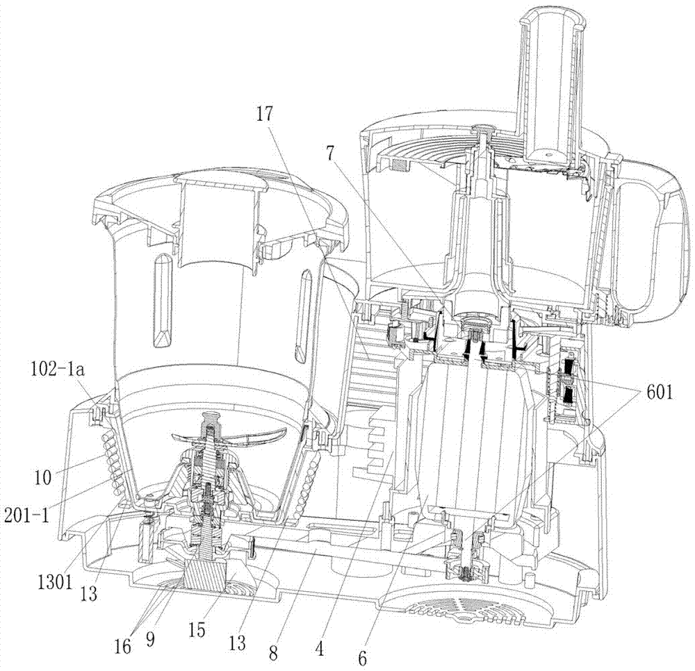 A safe electromagnetic heating multifunctional soup making machine