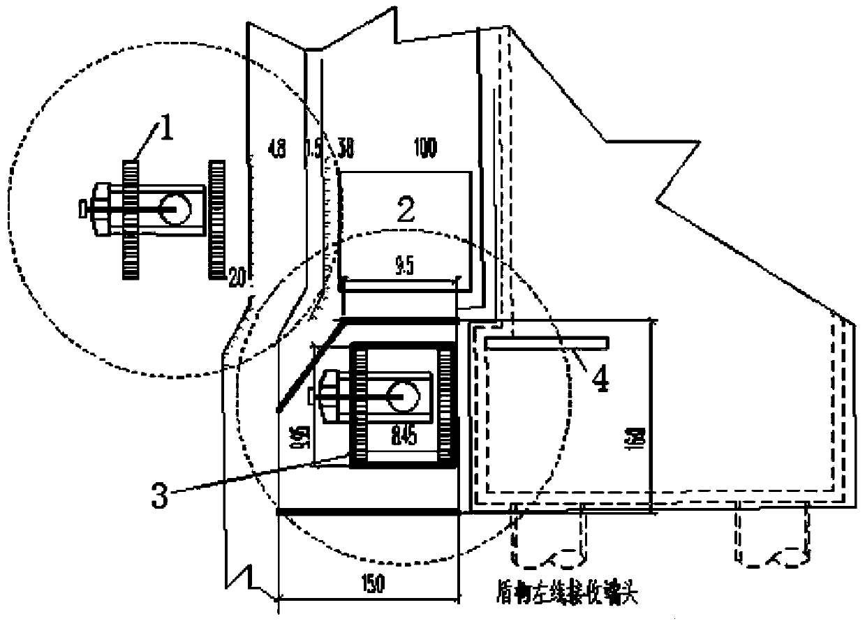 Heavy-load equipment hoisting device and hoisting method based on proximity deep foundation pit construction environment