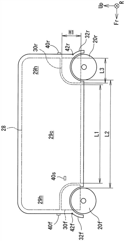 Vehicle capable of driving assistance or automatic driving