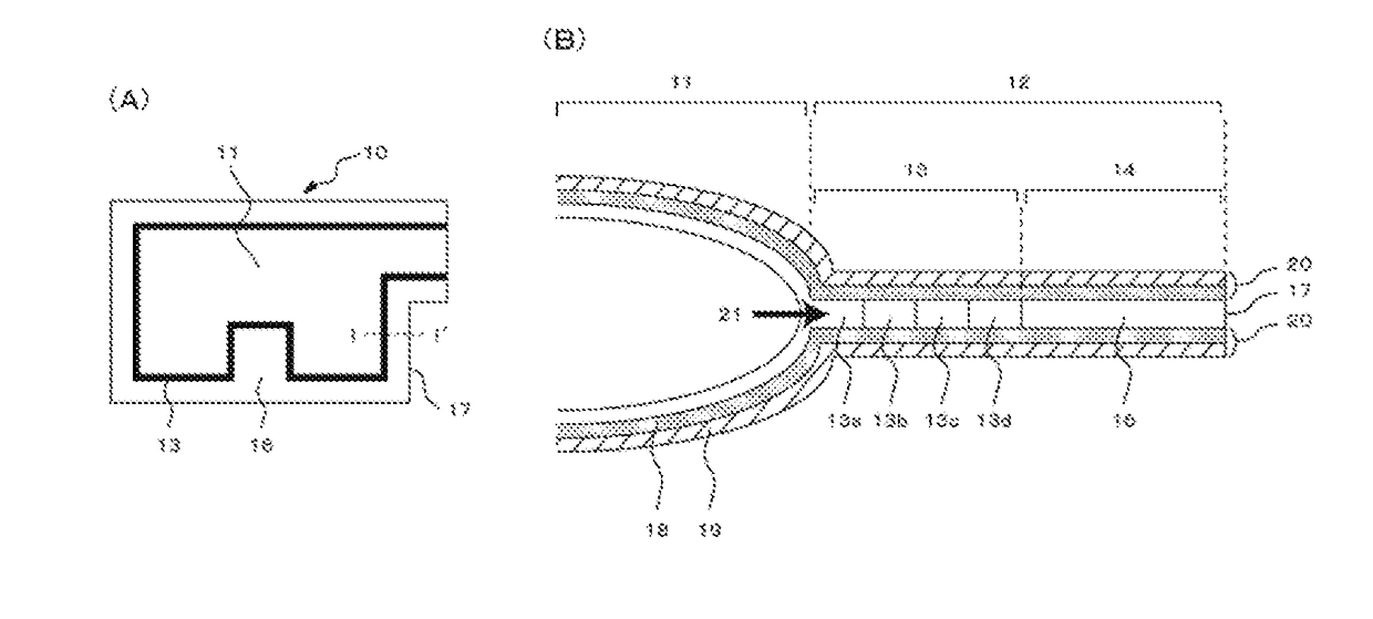 Hollow weave airbag