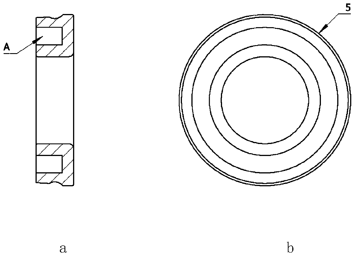 A ball bearing oil film thickness measuring device