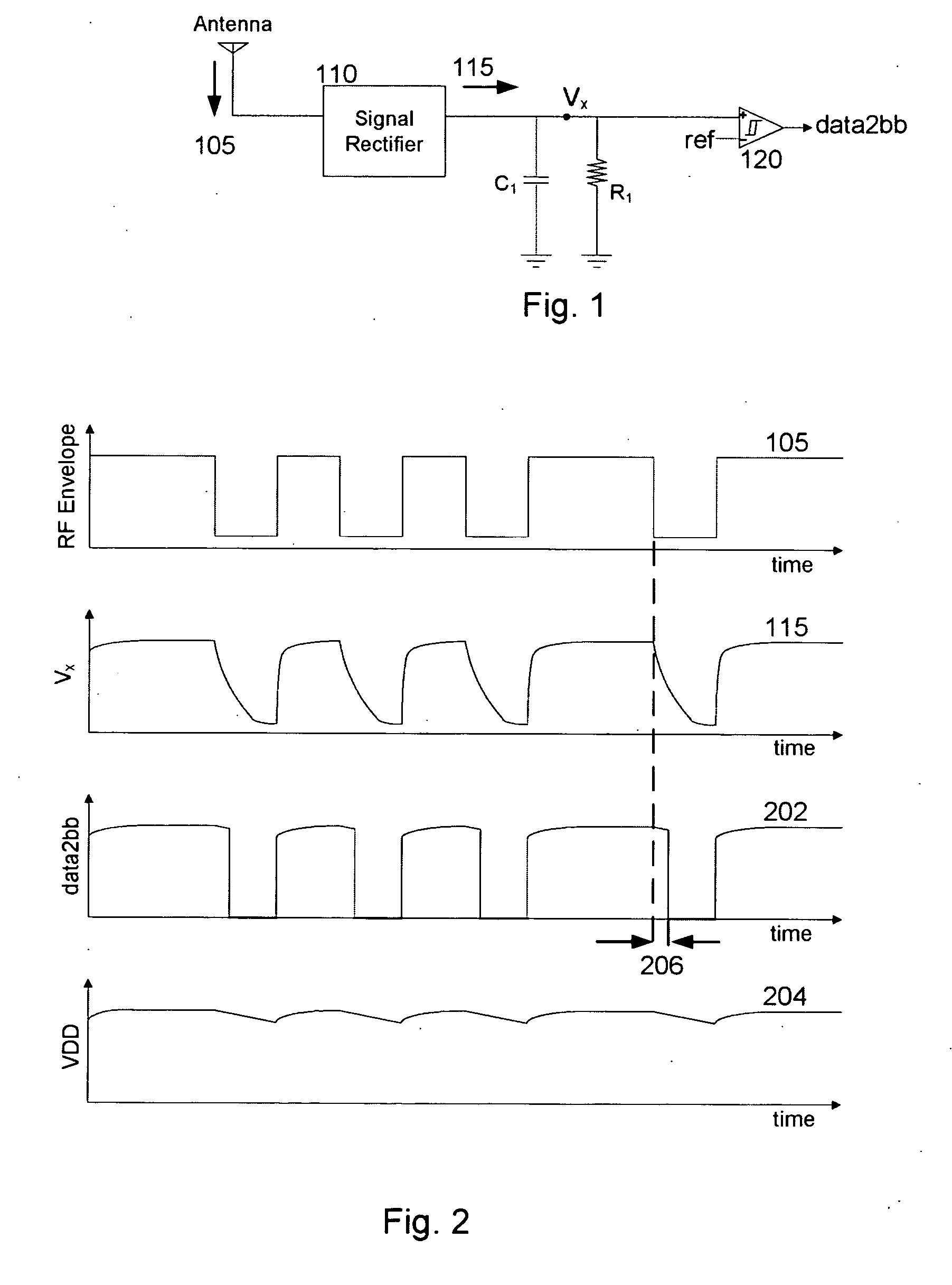 Envelope detection circuit for low power communication systems