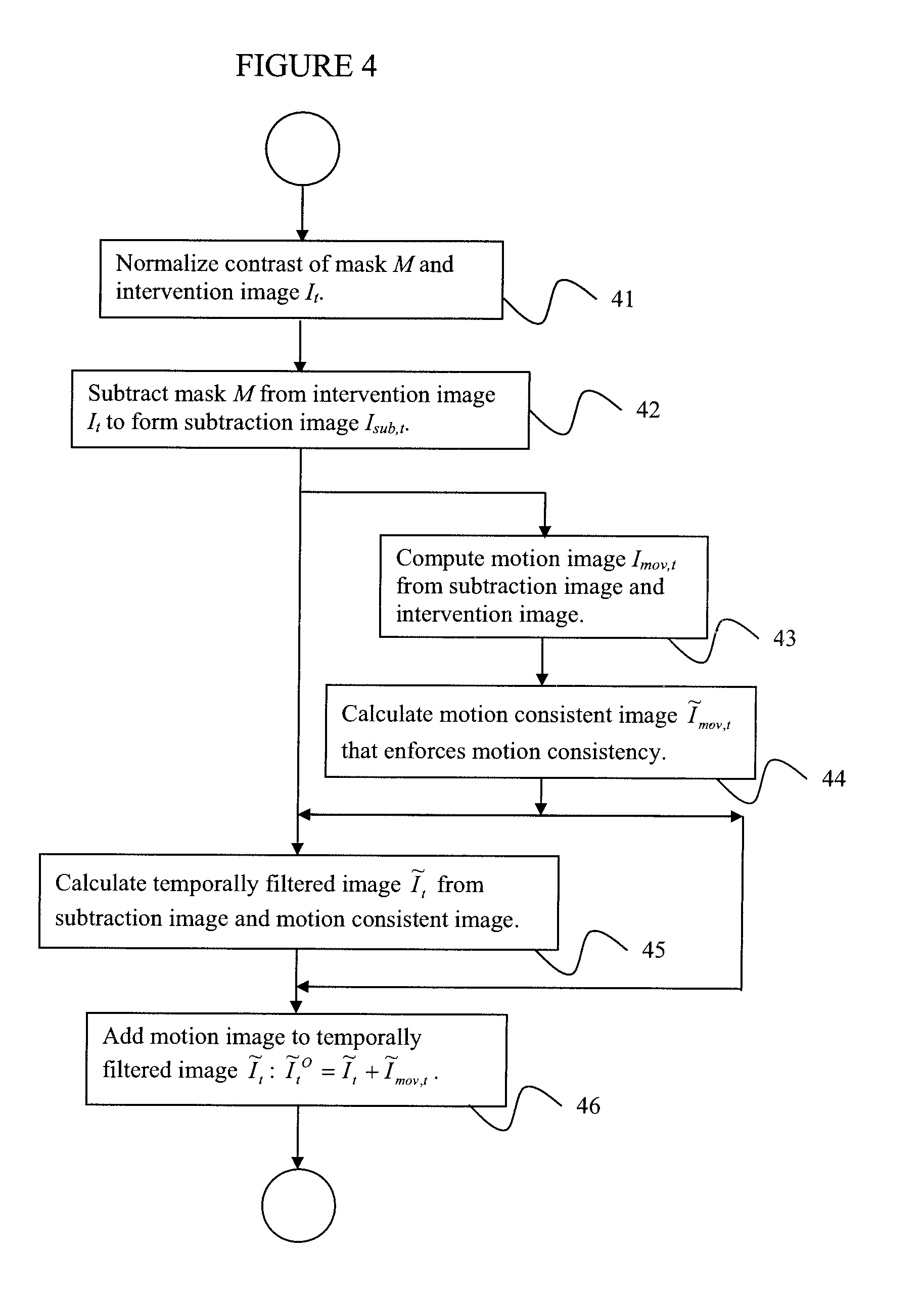 System and method for decomposed temporal filtering for x-ray guided intervention application