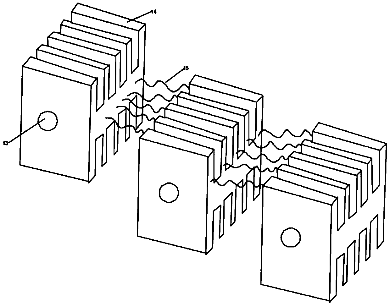 A high voltage isolating switch