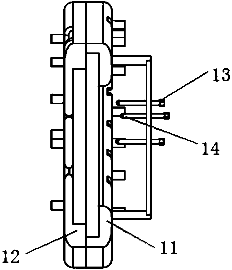 Pressure device for treating keloids of outer auricles