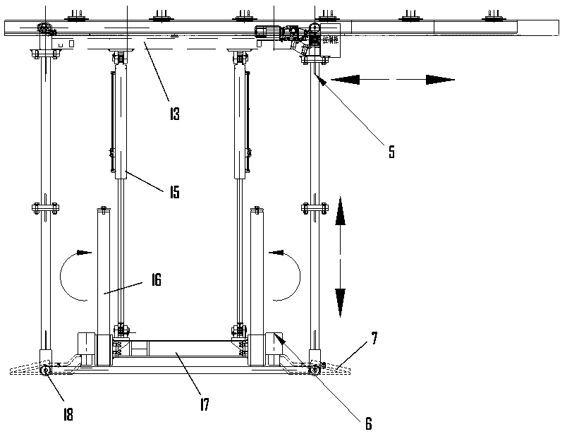 Automatic segment conveying system